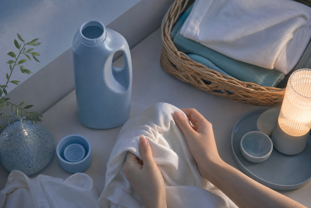 섬유유연제 병 충진 생산라인