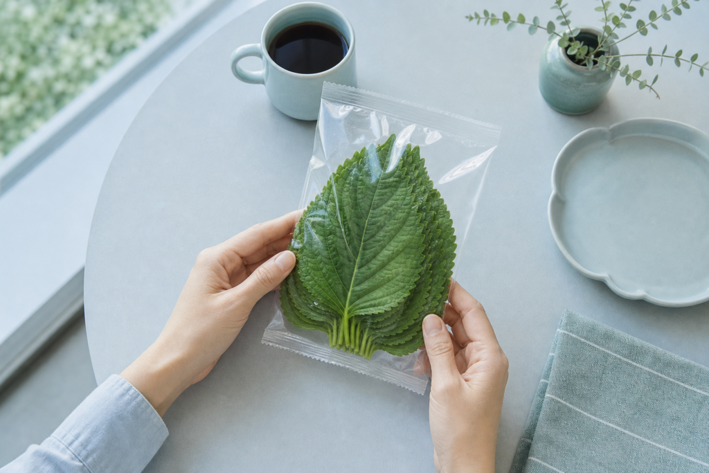 깻잎 필로우포장 생산라인